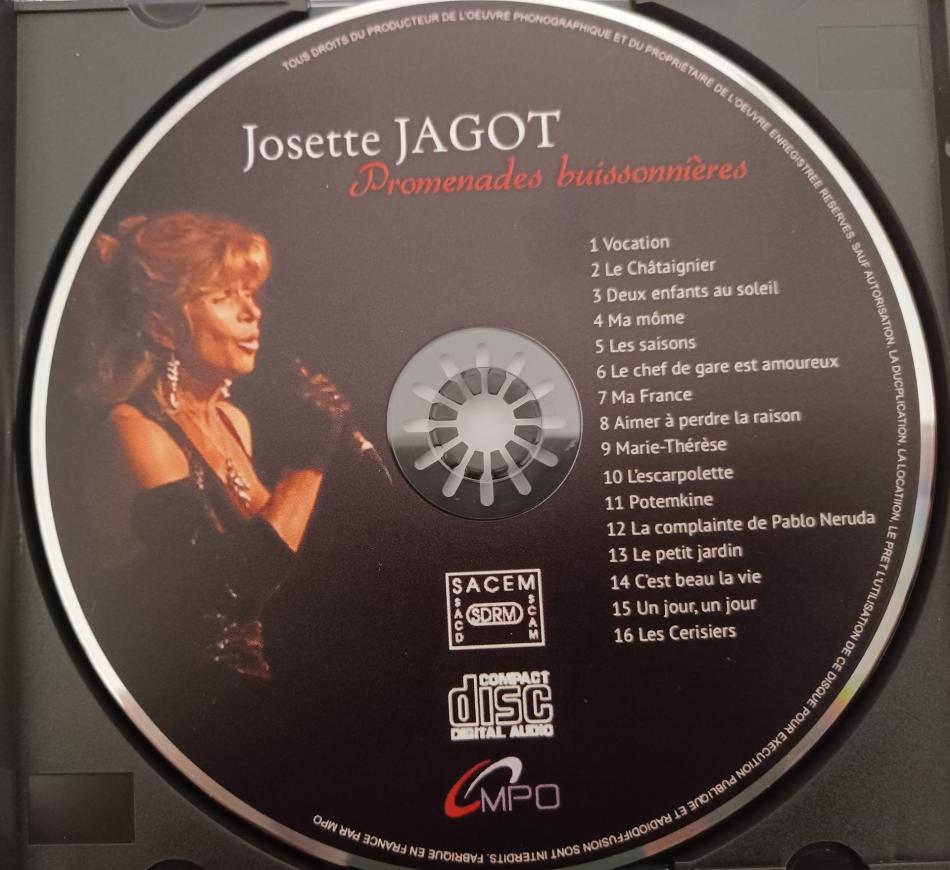 Josette jagot photo du cd