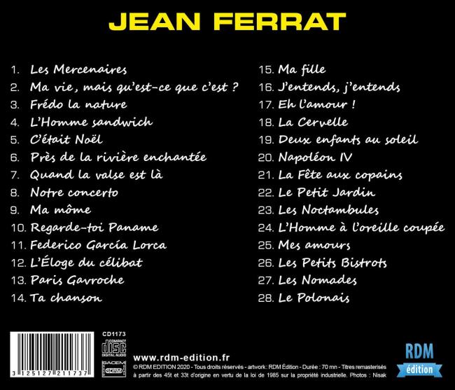 Ferrat 28 chansons vogue rca decca 2